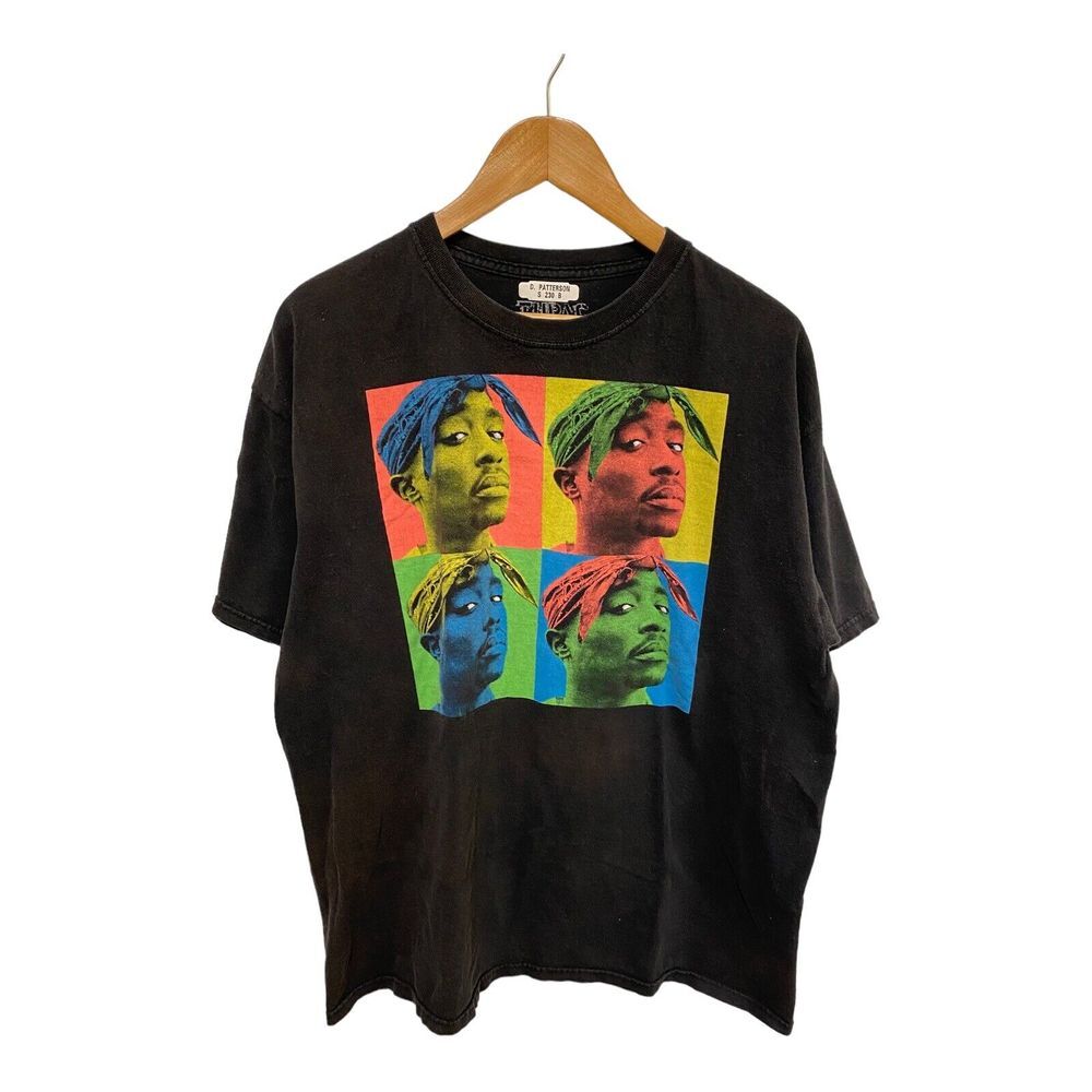 2Pac Tupac 2014 Men's Graphic Multicolor T Shirt Black Size XL
